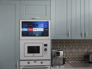 Cabinet Door TV in Kitchen – Look and Feel 